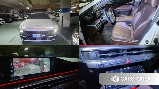 Hyundai Grandeur (GN7) 2023 Белый из Кореи