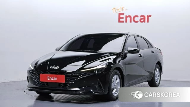 Hyundai Avante (CN7) 2020 Черный из Кореи