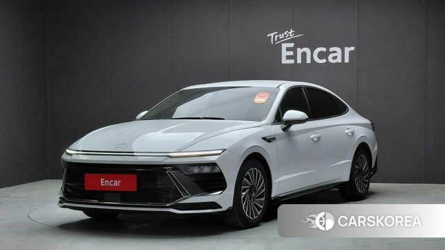 Hyundai Sonata D Edge Hybrid (DN8) 2024 Белый из Кореи