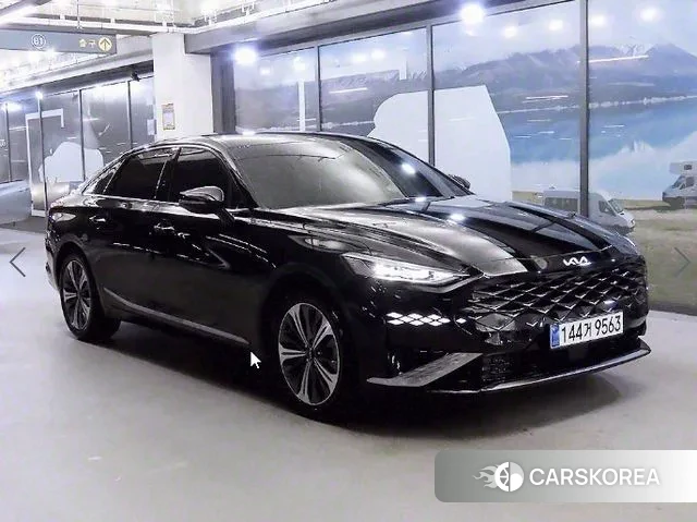 Kia K8 Hybrid 2021 Черный из Кореи