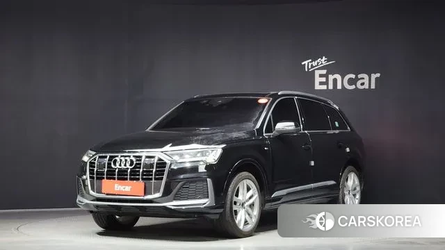 Audi Q7 (4M) 2023 Черный из Кореи