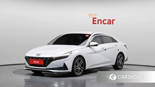 Hyundai Avante (CN7) 2020 Белый из Кореи