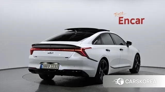 Kia K8 Hybrid 2021 Белый из Кореи