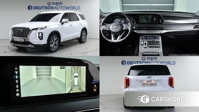 Hyundai Palisade 2021 Белый из Кореи