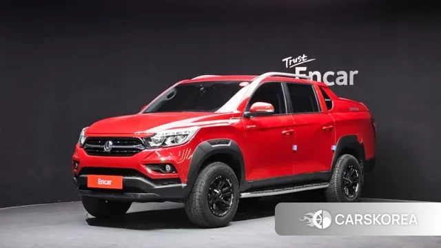 Ssangyong Rexton Sports 2019 Красный из Кореи