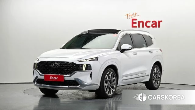 Hyundai The New Santa Fe 2021 Белый из Кореи