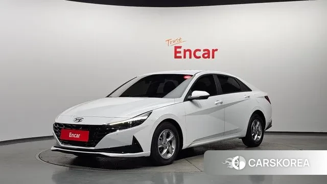 Hyundai Avante (CN7) 2020 Белый из Кореи