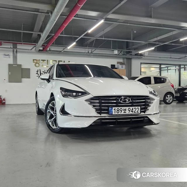 Hyundai Sonata (DN8) 2021 Белый из Кореи