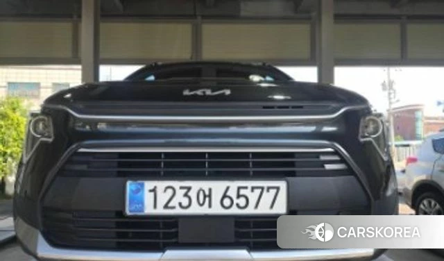 Kia Di Ol Nu Niro 2023 Серый из Кореи
