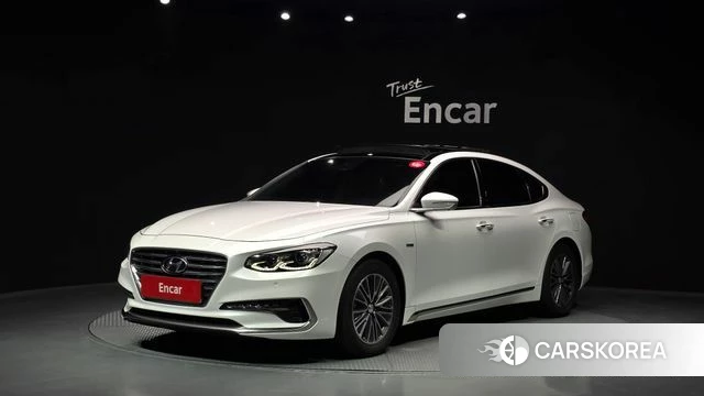 Hyundai Grandeur IG Hybrid 2019 Белый из Кореи