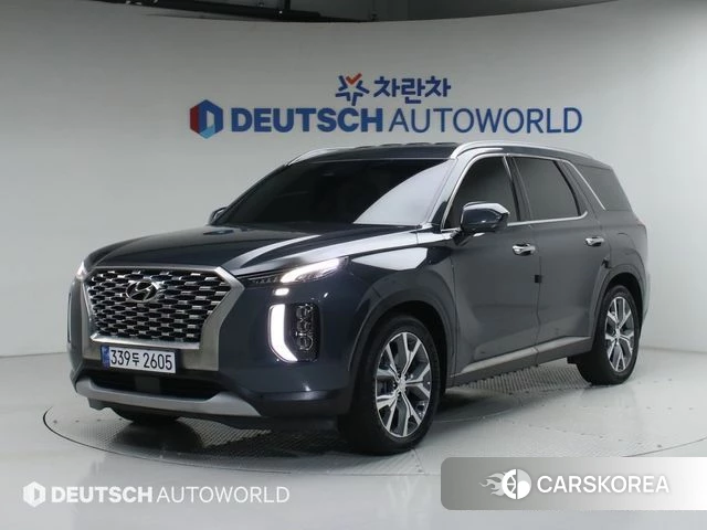 Hyundai Palisade 2022 Черный из Кореи
