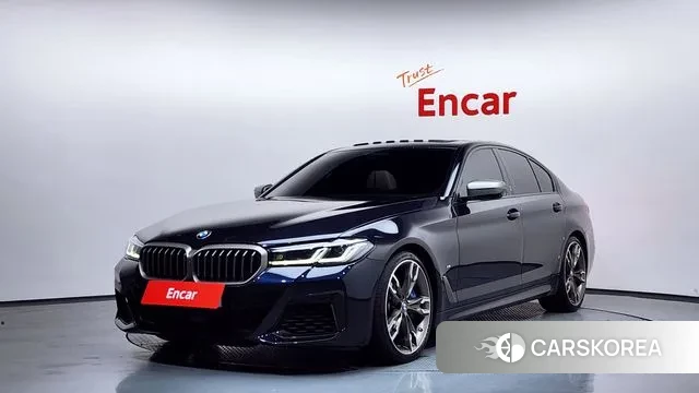 BMW 5 Series (G30) 2021 Черный из Кореи