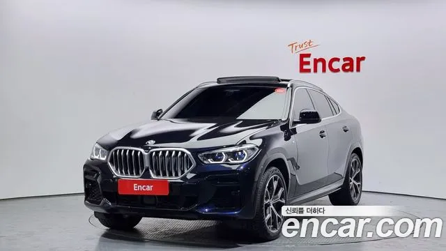 BMW X6 (G06) 2022 Черный из Кореи