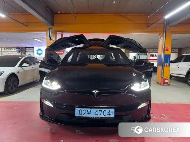 Tesla Model X 2023 Черный из Кореи