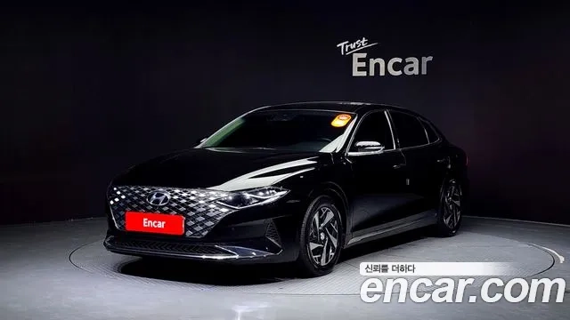 Hyundai The New Grandeur IG Hybrid 2021 Черный из Кореи