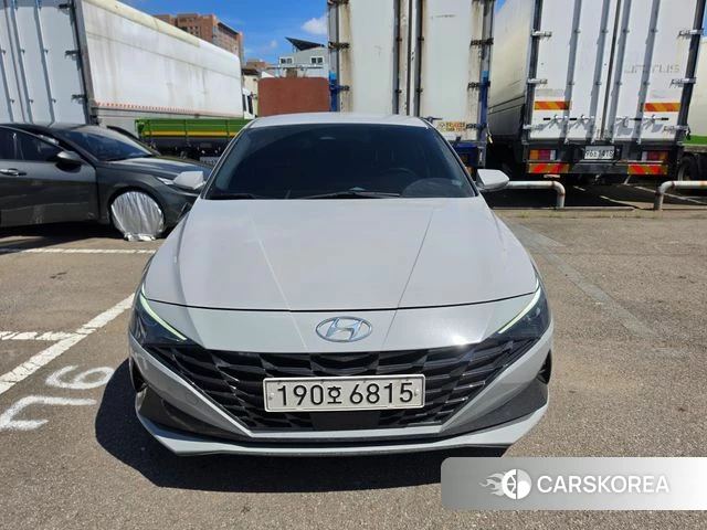 Hyundai Avante Hybrid (CN7) 2022 Серебристо-серый из Кореи