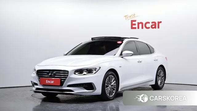 Hyundai Grandeur IG Hybrid 2019 Белый из Кореи