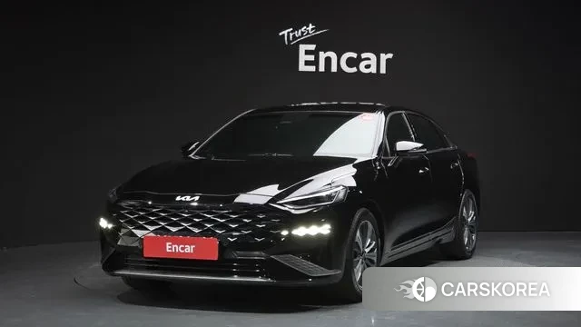 Kia K8 Hybrid 2022 Черный из Кореи