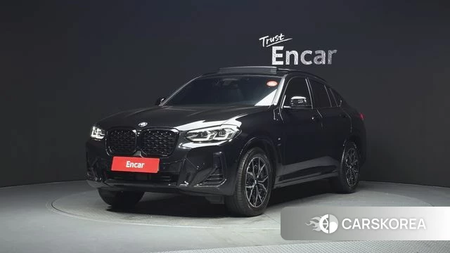 BMW X4 (G02) 2023 Черный из Кореи