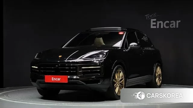 Porsche Cayenne (PO536) 2024 Черный из Кореи