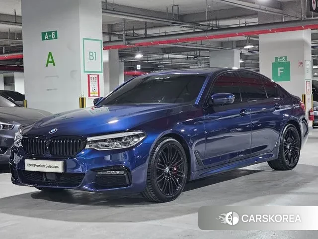 BMW 5 Series (G30) 2020 Синий из Кореи