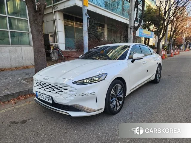 Kia K8 Hybrid 2021 Белый из Кореи