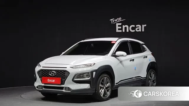 Hyundai Kona 2019 Белый из Кореи
