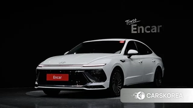 Hyundai Sonata D Edge Hybrid (DN8) 2023 Белый из Кореи