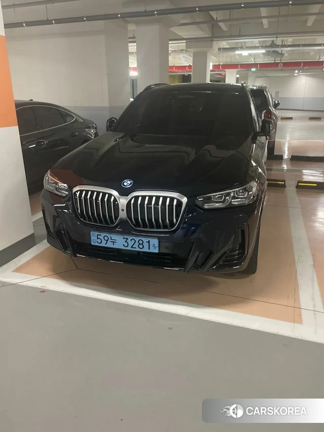 BMW iX3 2022 Черный из Кореи