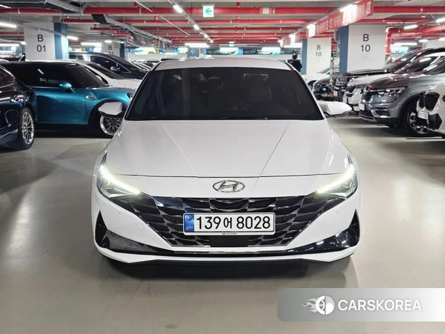 Hyundai Avante (CN7) 2020 Белый из Кореи