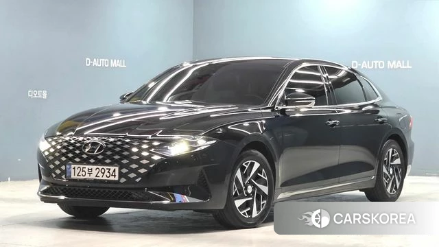 Hyundai The New Grandeur IG Hybrid 2022 Черный из Кореи