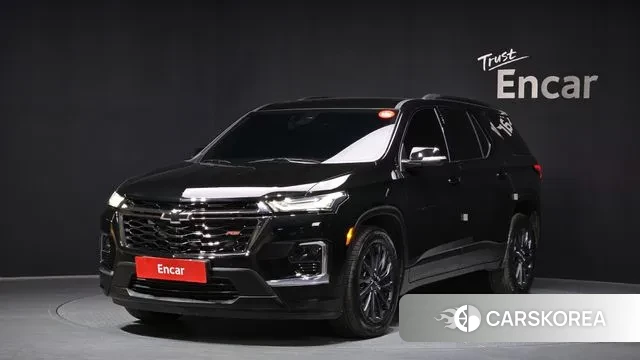 Chevrolet (GM Daewoo) Traverse 2023 Черный из Кореи