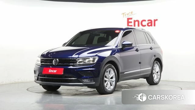 Volkswagen Tiguan second Generation 2020 Синий из Кореи