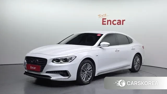 Hyundai Grandeur IG Hybrid 2019 Белый из Кореи