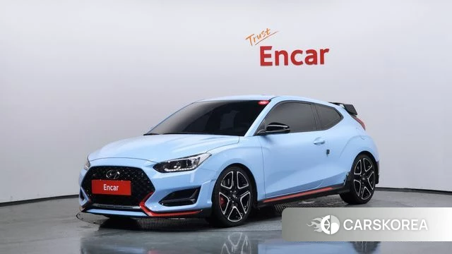 Hyundai Veloster (JS) 2019 Небесно-голубой из Кореи