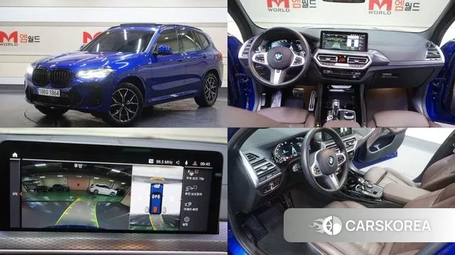 BMW X3 (G01) 2024 Синий из Кореи