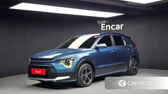 Kia Di Ol Nu Niro 2022 Синий из Кореи