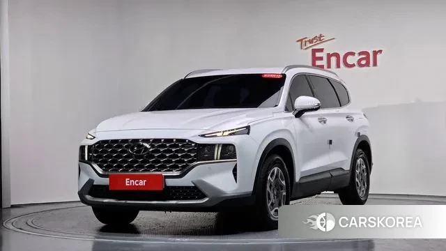 Hyundai The New Santa Fe 2022 Белый из Кореи
