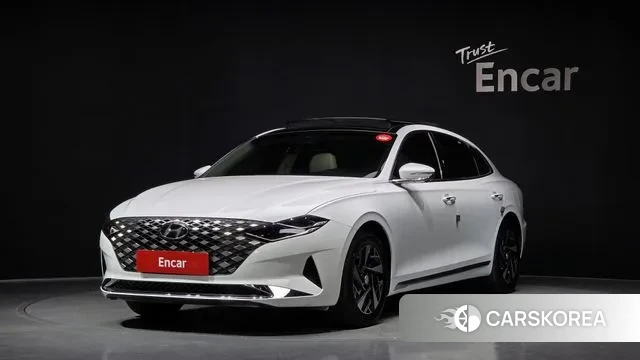 Hyundai The New Grandeur IG Hybrid 2022 Белый из Кореи