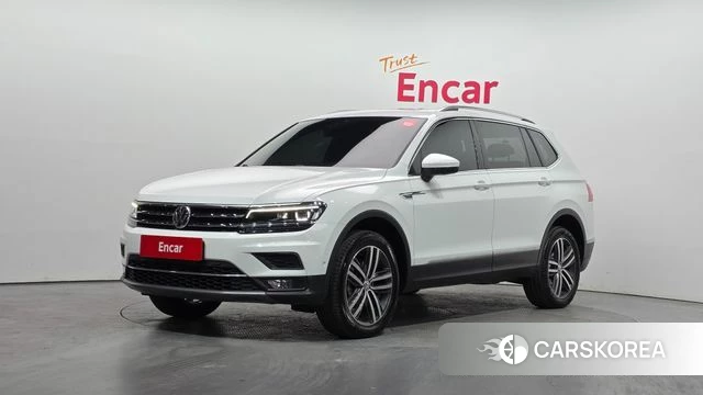 Volkswagen Tiguan Allspace 2020 Белый из Кореи