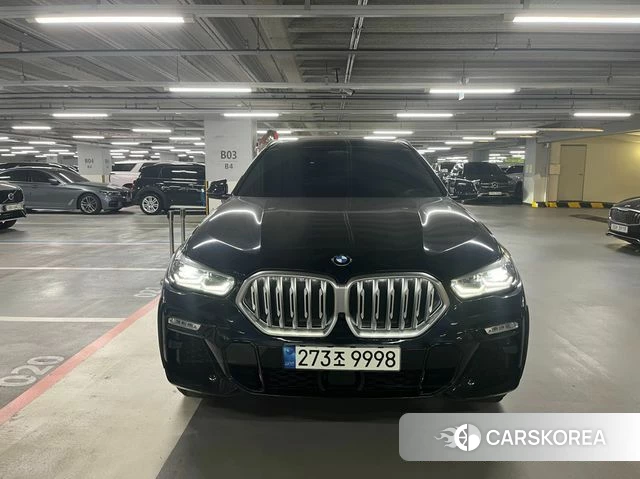BMW X6 (G06) 2021 Черный из Кореи