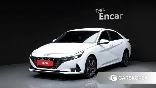Hyundai Avante (CN7) 2022 Белый из Кореи