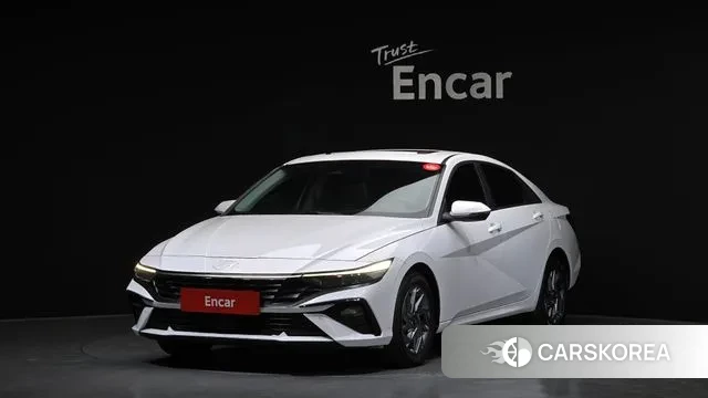 Hyundai The New Avante (CN7) 2023 Белый из Кореи