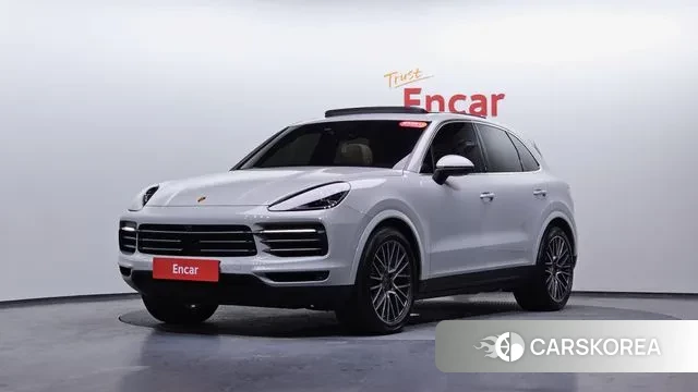 Porsche Cayenne (PO536) 2023 Серебристо-серый из Кореи