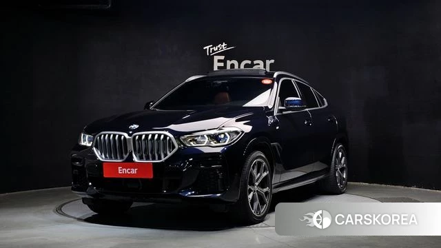 BMW X6 (G06) 2022 Черный из Кореи