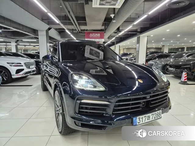 Porsche Cayenne (PO536) 2023 Синий из Кореи