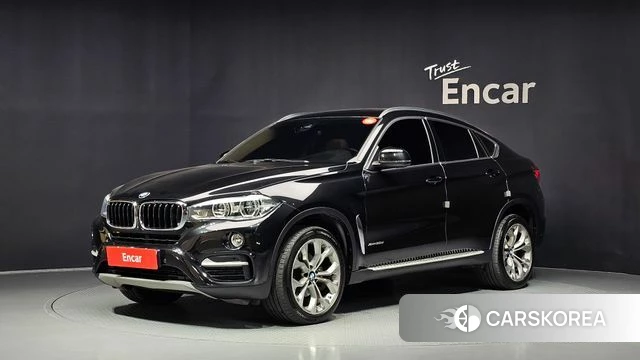 BMW X6 (F16) 2018 Черный из Кореи