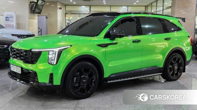 Kia The New Sorento 4th Generation 2023 Зеленый из Кореи