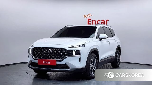 Hyundai The New Santa Fe 2023 Белый из Кореи