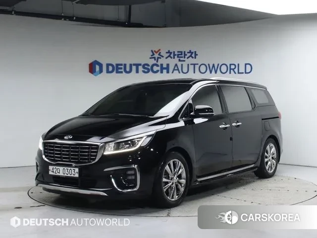 Kia The New Carnival 2019 Черный из Кореи